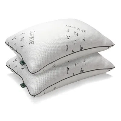 Ella Jayne Home Ella Jayne Bamboo Pillow – Medium Support For All Sleep Positions In White