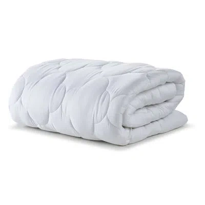 Ella Jayne Home Pest Resistant Fluffy Clouds Mattress Topper With 100% Cotton Shell In White