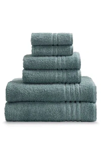 Ella Jayne Home Ella Jayne Face-hand-body 6-piece Towel Set In Aqua