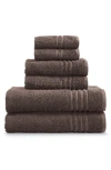 Ella Jayne Home Ella Jayne Face-hand-body 6-piece Towel Set In Brown