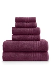 Ella Jayne Home Ella Jayne Face-hand-body 6-piece Towel Set In Plum