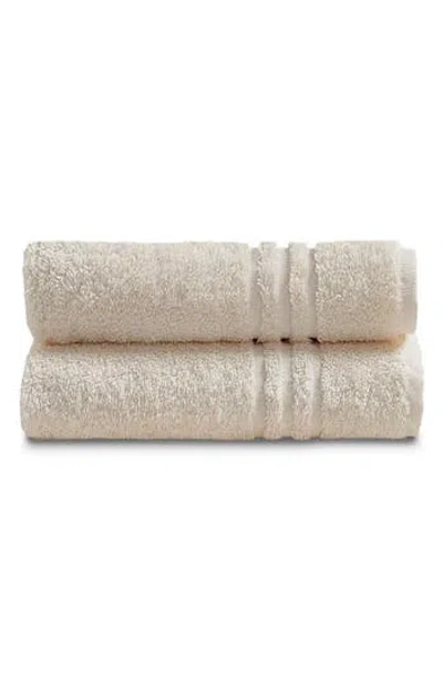 Ella Jayne Home Solid Cotton 4-piece Towel Set In Ivory