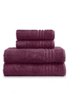 ELLA JAYNE HOME ELLA JAYNE HOME SOLID COTTON 4-PIECE TOWEL SET