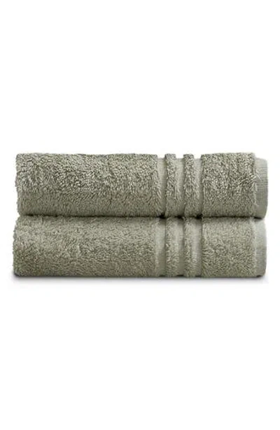 Ella Jayne Home Solid Cotton 4-piece Towel Set In Sage
