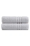Ella Jayne Home Solid Cotton 4-piece Towel Set In White
