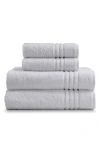 Ella Jayne Home Solid Cotton 4-piece Towel Set In White