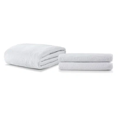 Ella Jayne Home Terry Cloth Waterproof 3-piece Bundle: Terry Cloth Waterproof Mattress Pad Twin, Terry Cloth Waterpr In White