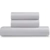 Ella Jayne Home Triple Brushed Duvet Cover & Sham Set In Silver