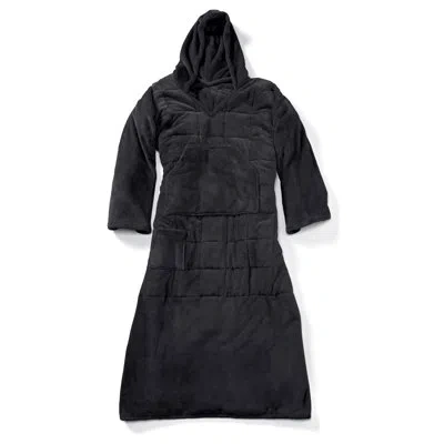 Ella Jayne Home Wearable Weighted Snuggle Blanket In Black