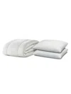 Ella Jayne Honeycomb 3-piece Mattress Pad & Pillow Set In White