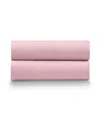 Ella Jayne Percale Cool And Crisp 300 Thread Count 100% Cotton Pillowcase Pair, King In Blush