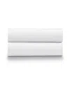 Ella Jayne Percale Cool And Crisp 300 Thread Count 100% Cotton Pillowcase Pair, King In White