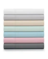 Ella Jayne Percale Cool Crisp 300 Thread Count Cotton Sheet Sets In Light Gray