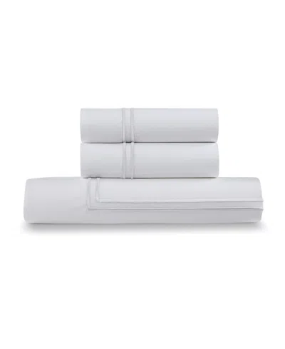 Ella Jayne Percale Satin Stitched 3-pc. Duvet Cover Set, Twin/twin Xl In White