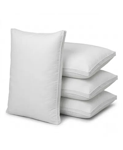Ella Jayne Plush And Supportive Gusseted 4-pack Pillow, King In Animal Print