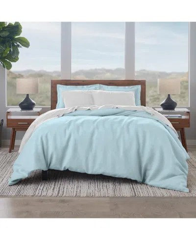 Ella Jayne Premium 100% Cotton 300 Thread Count 2-piece Duvet Cover Set, Twin In Aqua