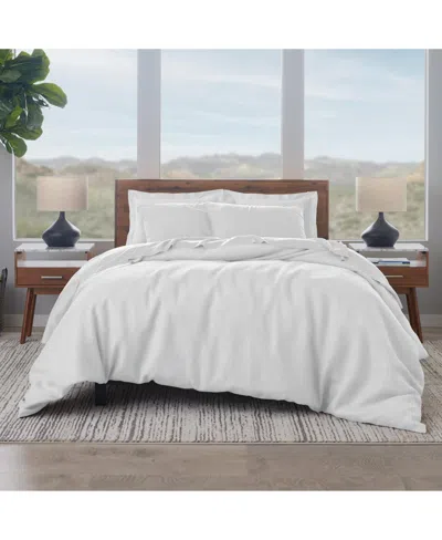Ella Jayne Premium 100% Cotton 300 Thread Count 3-piece Duvet Cover Set, Full/queen In White