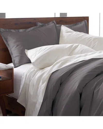 Ella Jayne Premium 300 Thread Count Cotton Duvet Cover Set In White