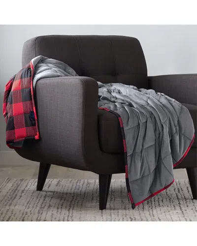 Ella Jayne Reversible Anti-anxiety Weighted Blanket-red Black