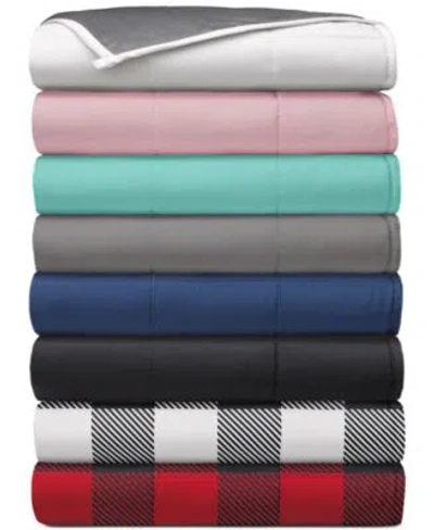 Ella Jayne Reversible Anti Anxiety Weighted Blankets In Grey,black