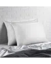 Ella Jayne Signature Plush Allergy-resistant Firm Density Side/back Sleeper Down Alternative 2-pack Pillow, Que In White