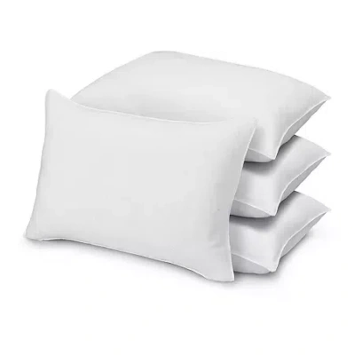 Ella Jayne Signature Plush Soft Allergy-resistant Down Alternative Stomach Sleeper Pillow In White