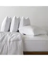 Ella Jayne Exquisite Set Of 4 Soft Plush Gel Fiber Filled Allergy Resistant Stomach Sleeper Pillows In White