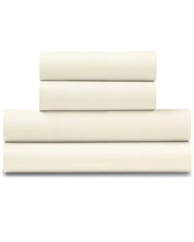 Ella Jayne Smooth & Silky 500tc 4pc Cotton Sheet Set In White