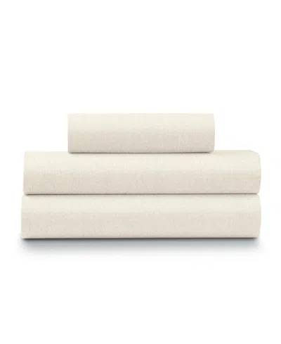 Ella Jayne Soft Heather Jersey Knit 3-pc. Sheet Set, Twin Xl In Ivory