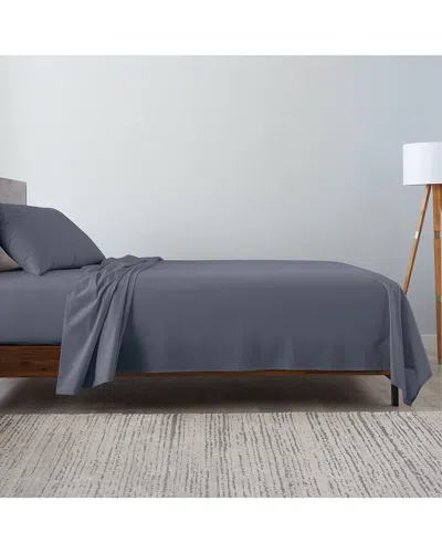 Ella Jayne Microfiber Peachy Soft 4pc Sheet Set In Grey