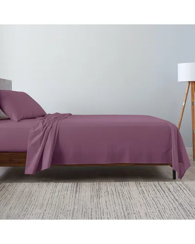 Ella Jayne Microfiber Peachy Soft 4pc Sheet Set In Purple