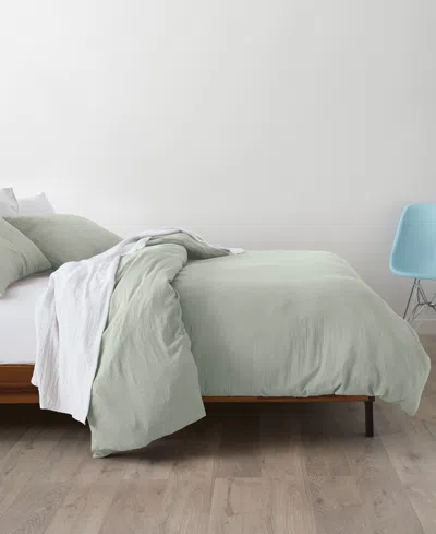 Ella Jayne Triple Brushed Microfiber 6-piece Duvet Bundle, Twin In Sage