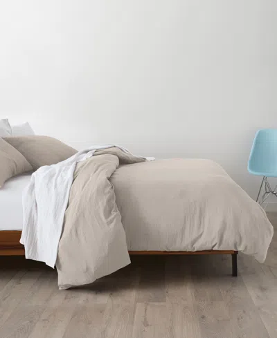 Ella Jayne Triple Brushed Microfiber 6-piece Duvet Bundle, Twin In Taupe