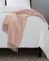 Ella Jayne Chenille Throw Blanket In Pink