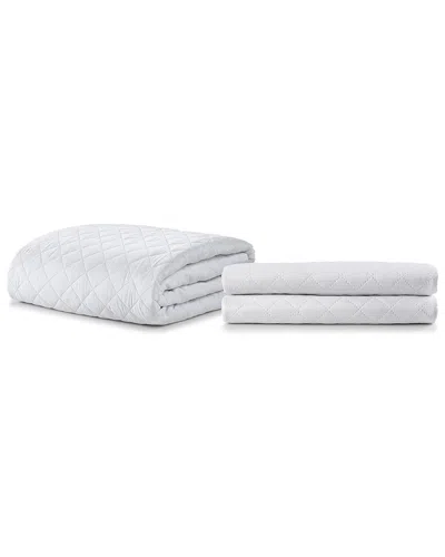 Ella Jayne Waterproof Mattress And Pillow Protector Bundle In White