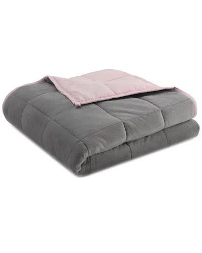Ella Jayne Weighted Blanket With Minky Reverse In Gray