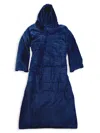 Ella Jayne Kids' Women's Hooded Plush Blanket Robe In Blue