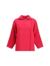 Ella Knitted Jacket In Red