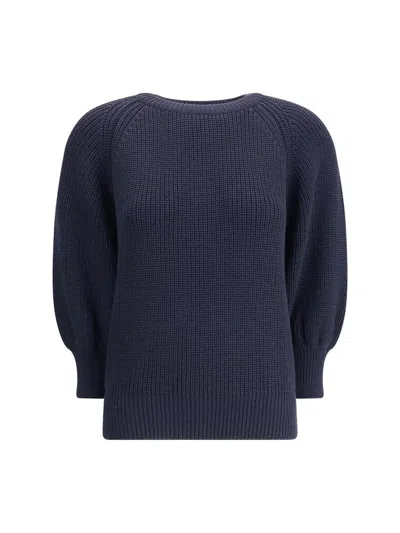 Ella Knitwear In Blue