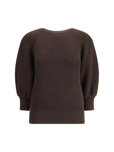 Ella Knitwear In Brown