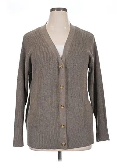 Pre-owned Ella Moss Blazer Jacket In Gray