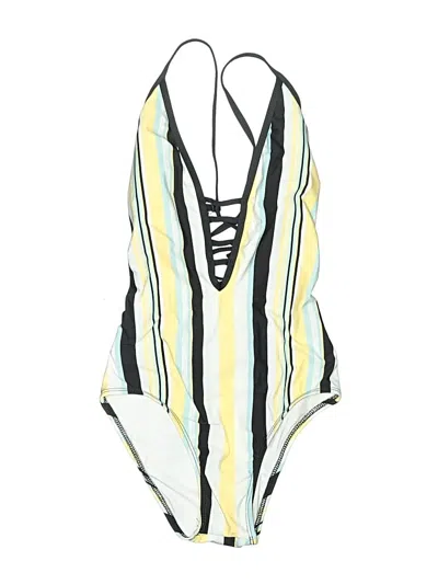 Pre-owned Ella Moss Bodysuit In Yellow