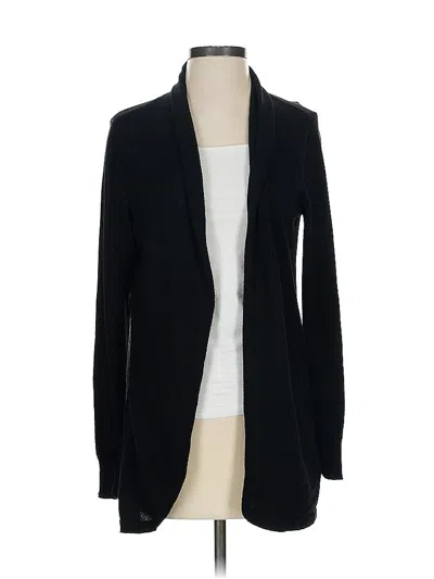 Pre-owned Ella Moss Cardigan Sweater In Black