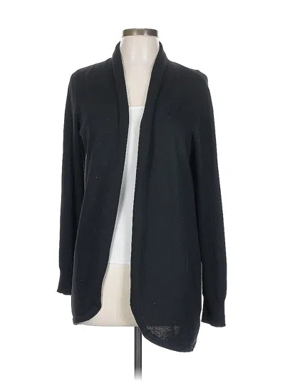 Pre-owned Ella Moss Cardigan Sweater In Black