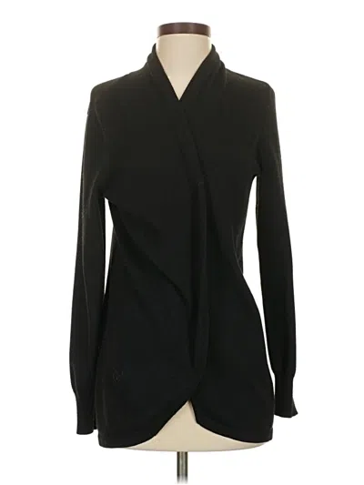 Pre-owned Ella Moss Cardigan Sweater In Black