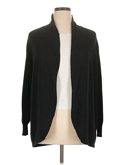 Pre-owned Ella Moss Cardigan Sweater In Black
