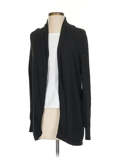 Pre-owned Ella Moss Cardigan Sweater In Black