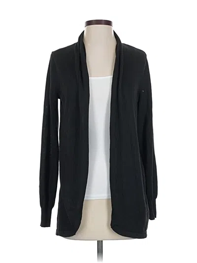 Pre-owned Ella Moss Cardigan Sweater In Black