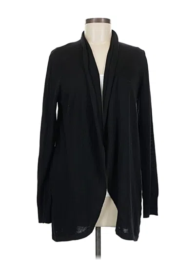 Pre-owned Ella Moss Cardigan Sweater In Black