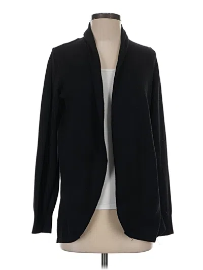 Pre-owned Ella Moss Cardigan Sweater In Black